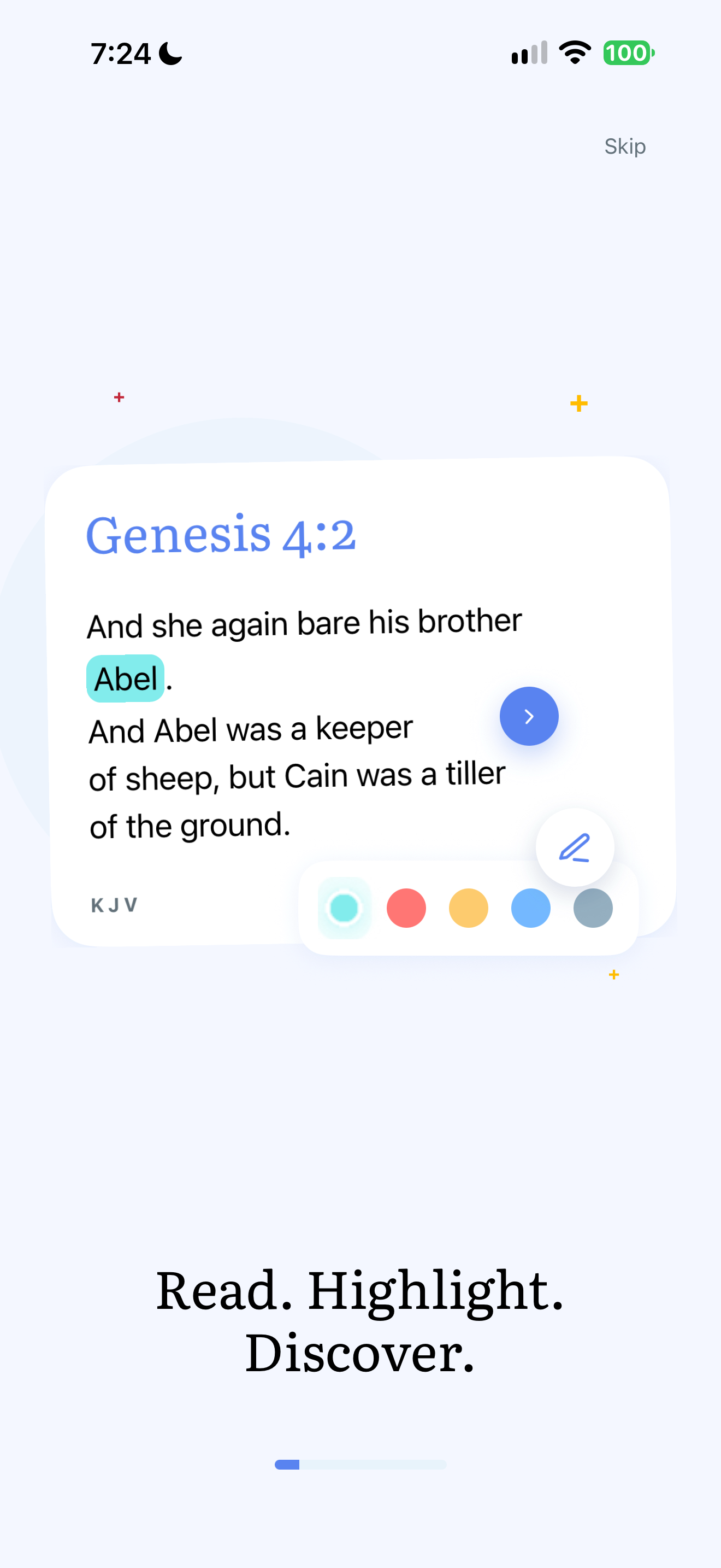 Highlighting discovery preview