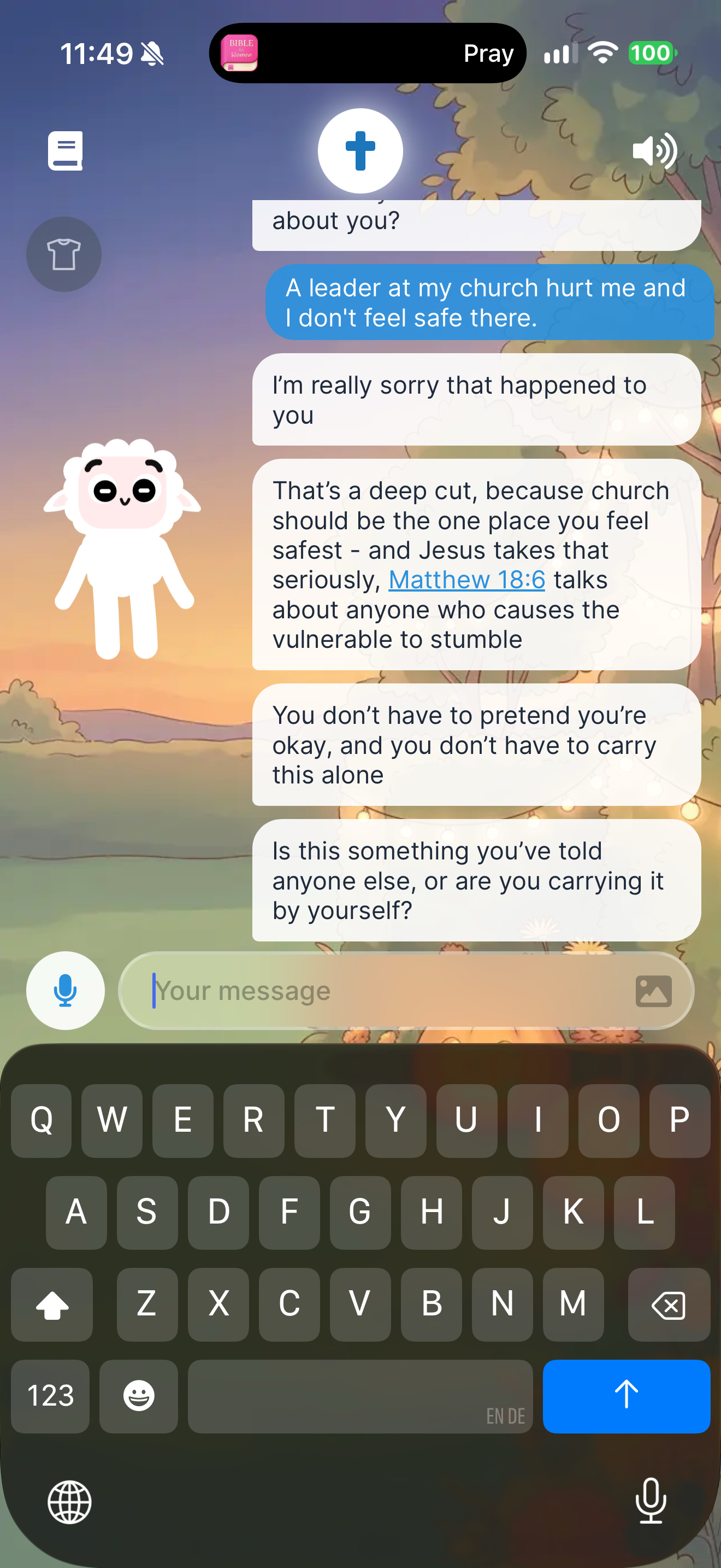 Unsafe church leader