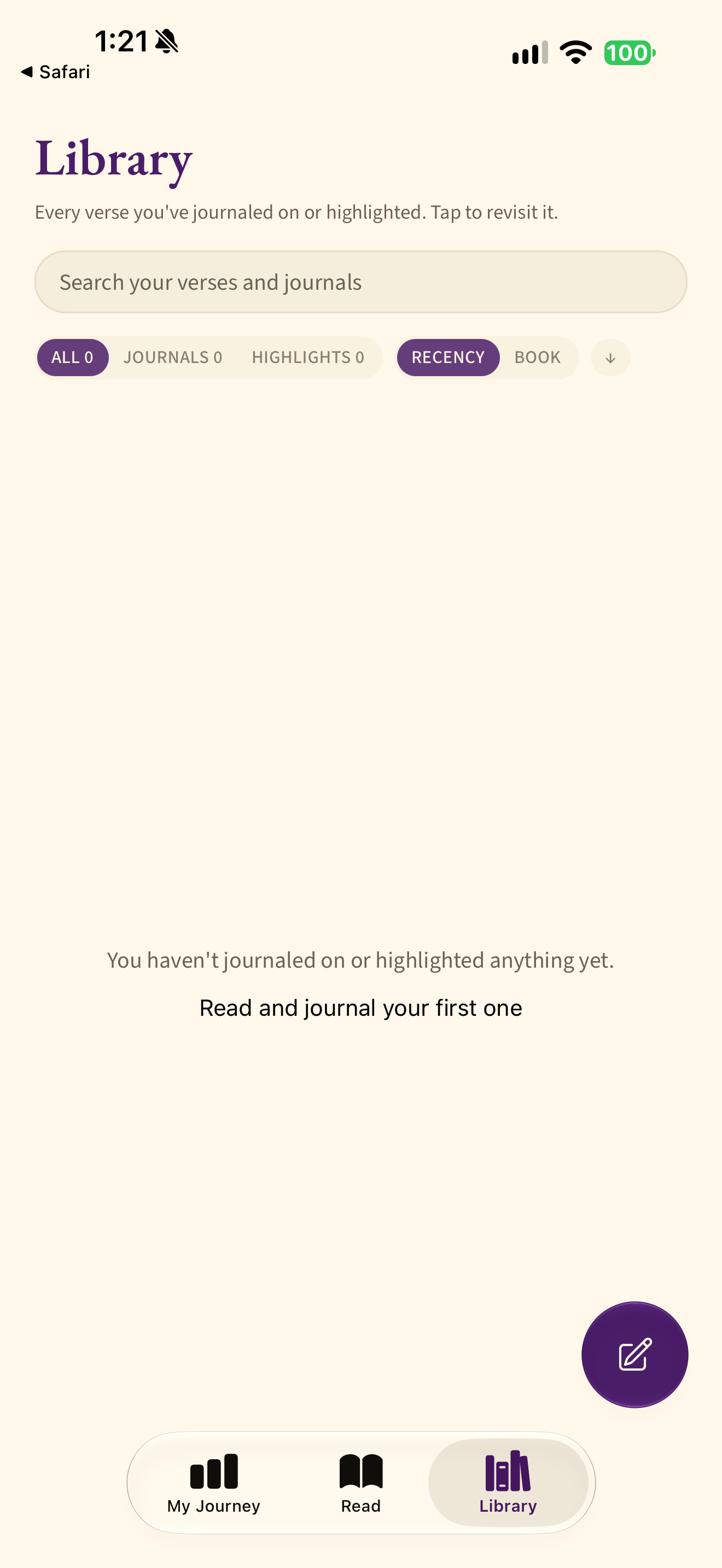 Empty annotation library