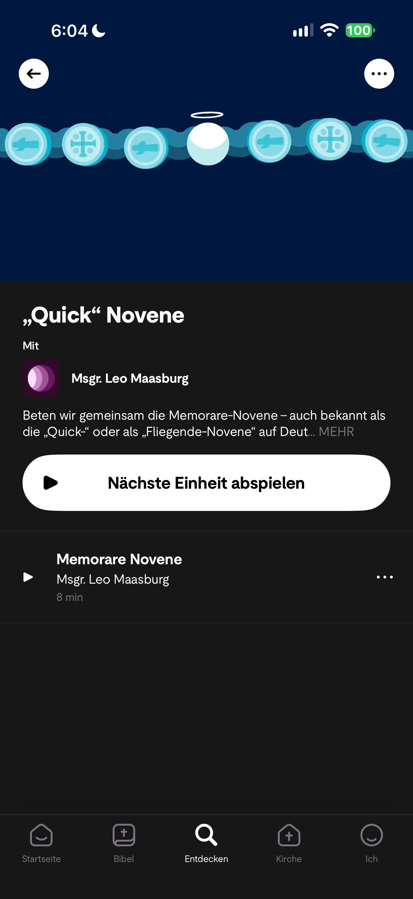 Quick Novena play entry