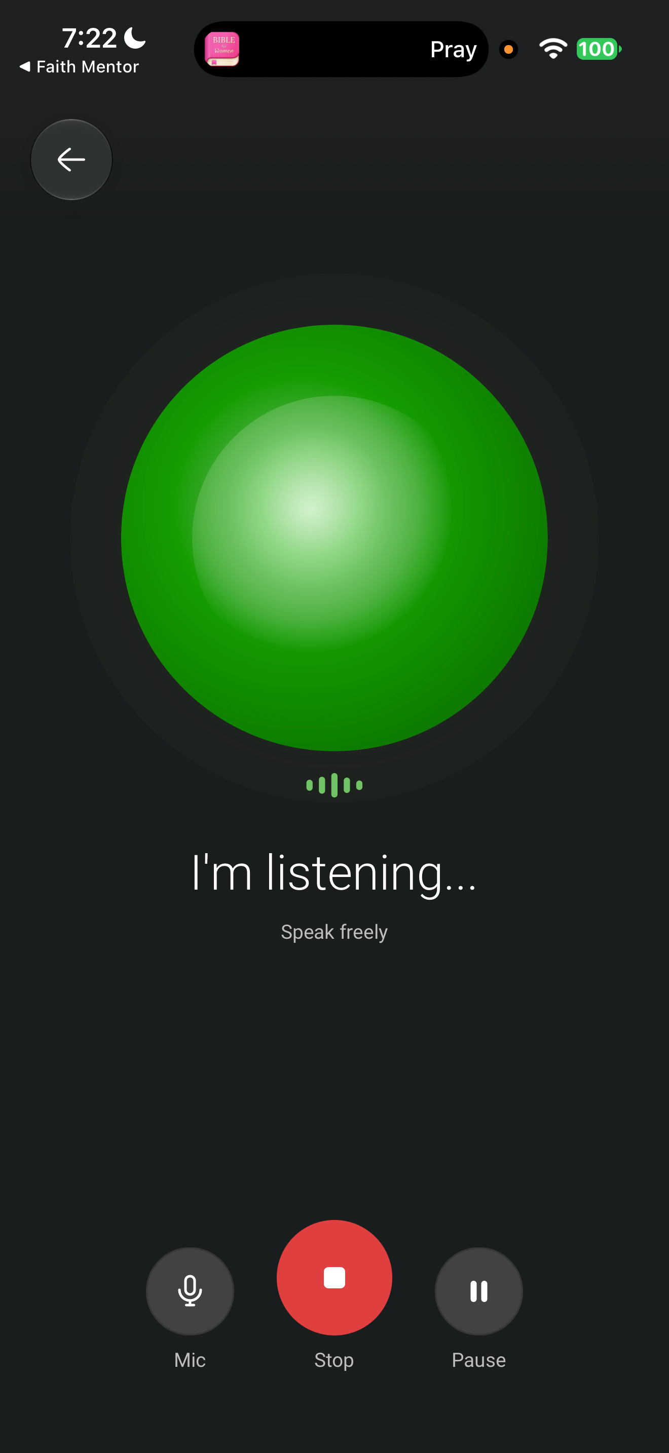 Voice mode listening