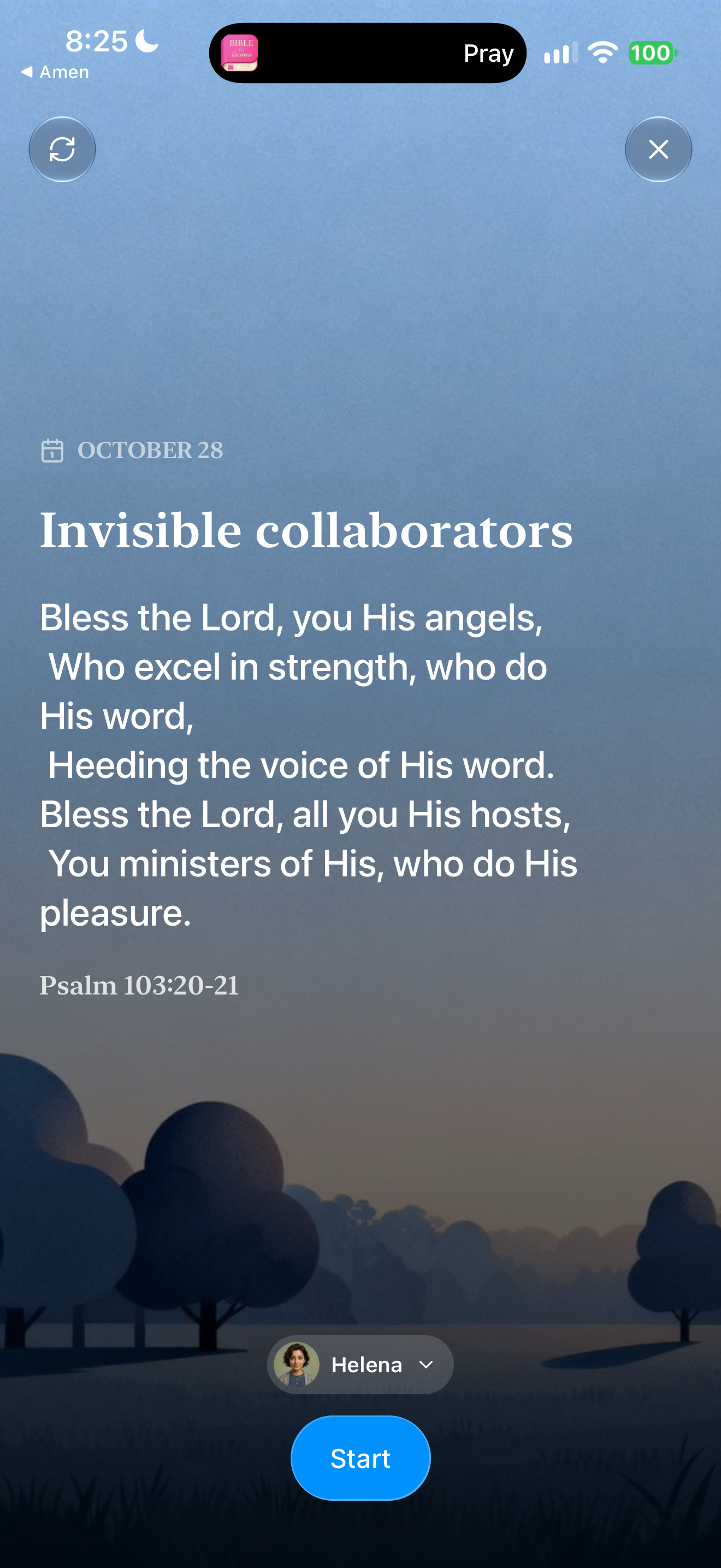 Meditation intro with verse