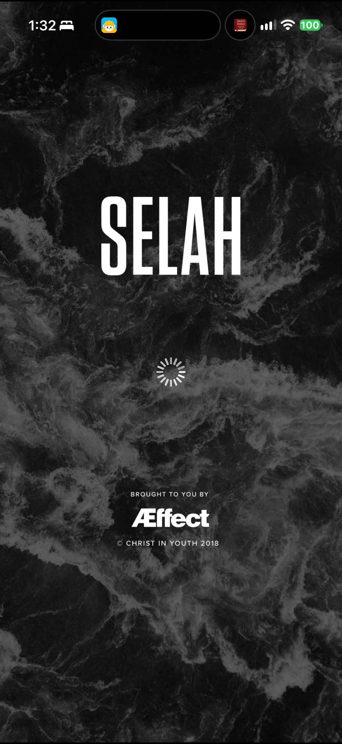 Selah loading screen