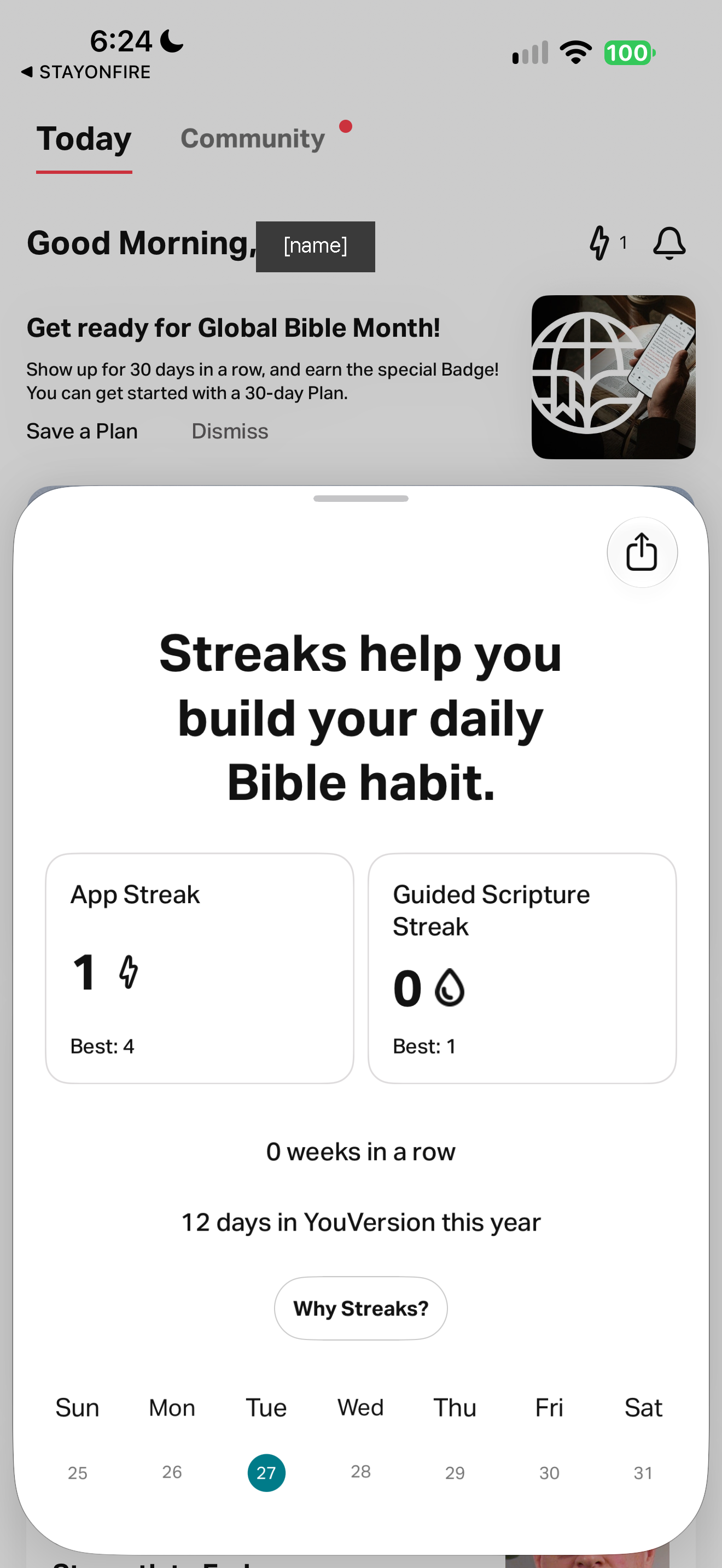 Streaks explainer with two streaks