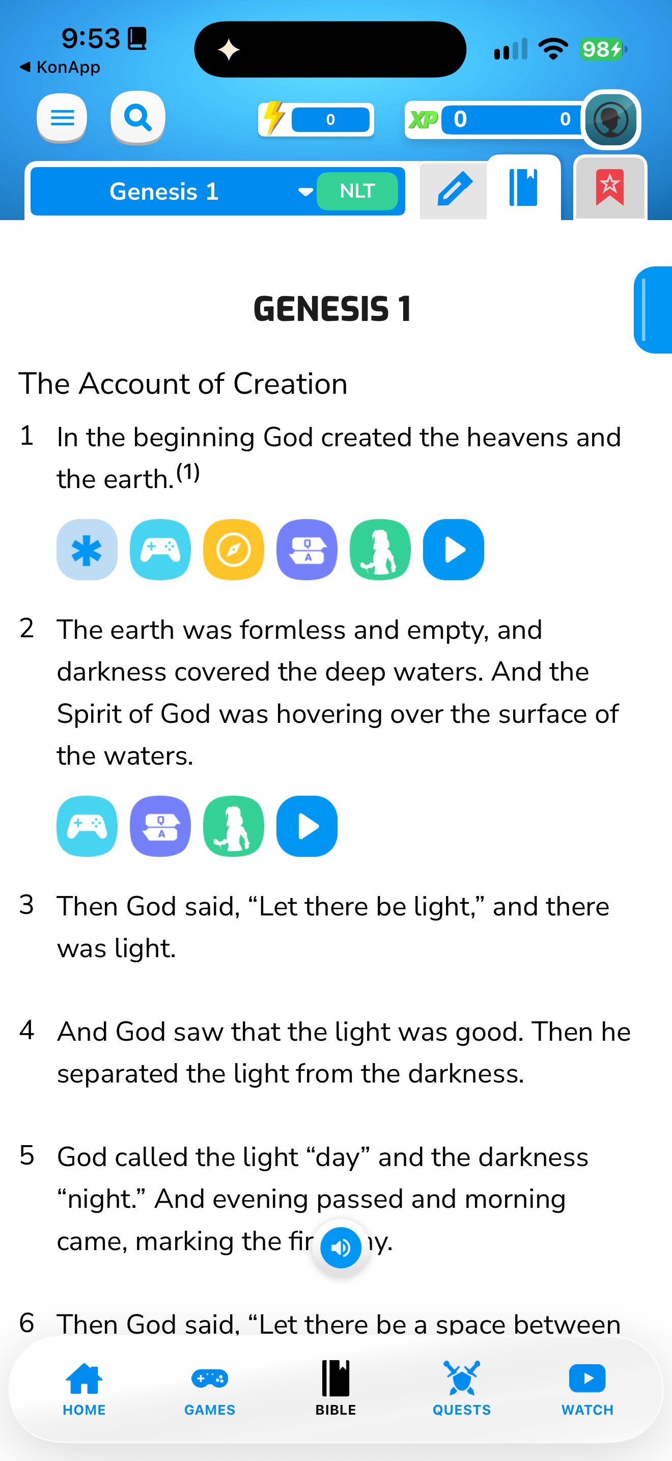 Superbook Genesis reader