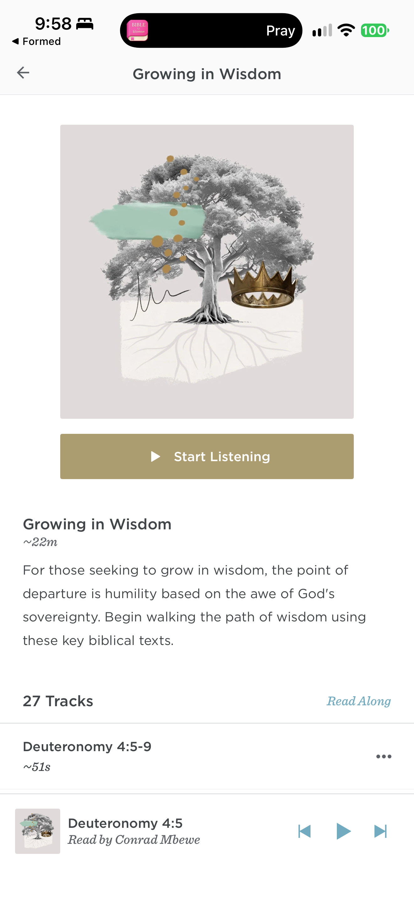 Growing in Wisdom playlist