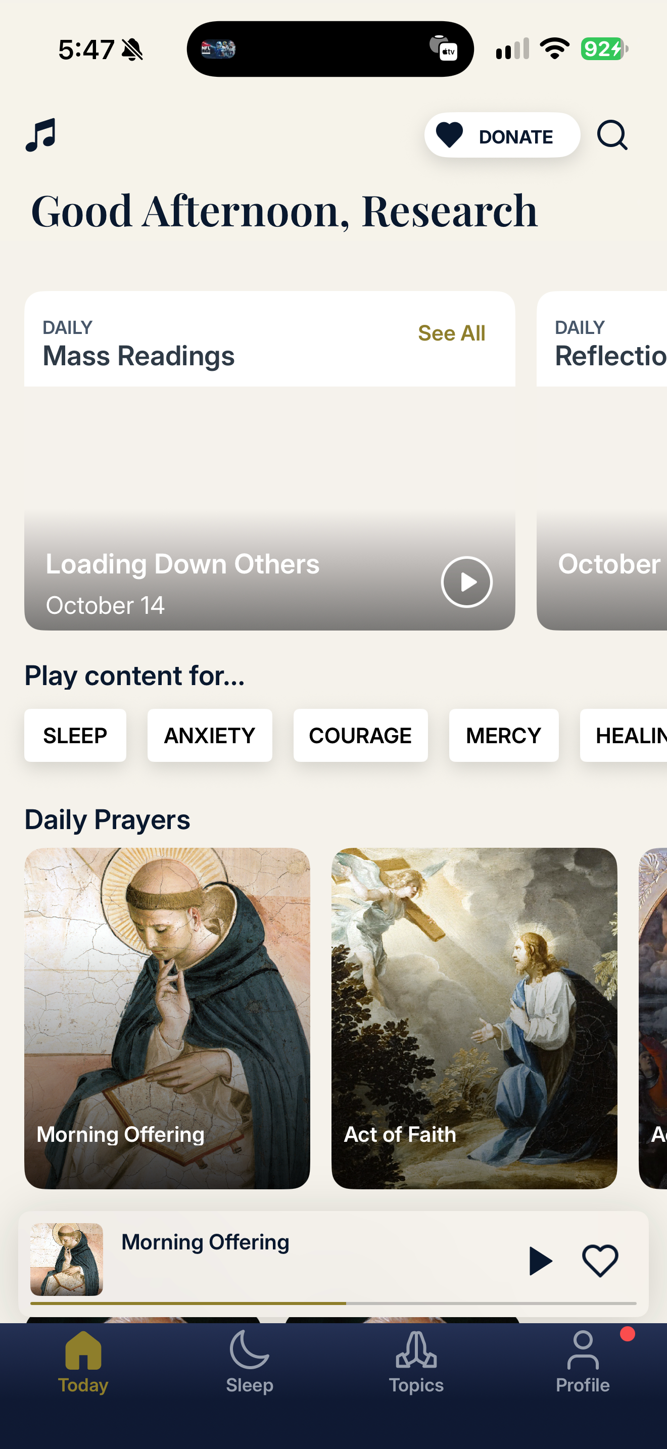 Amen research home