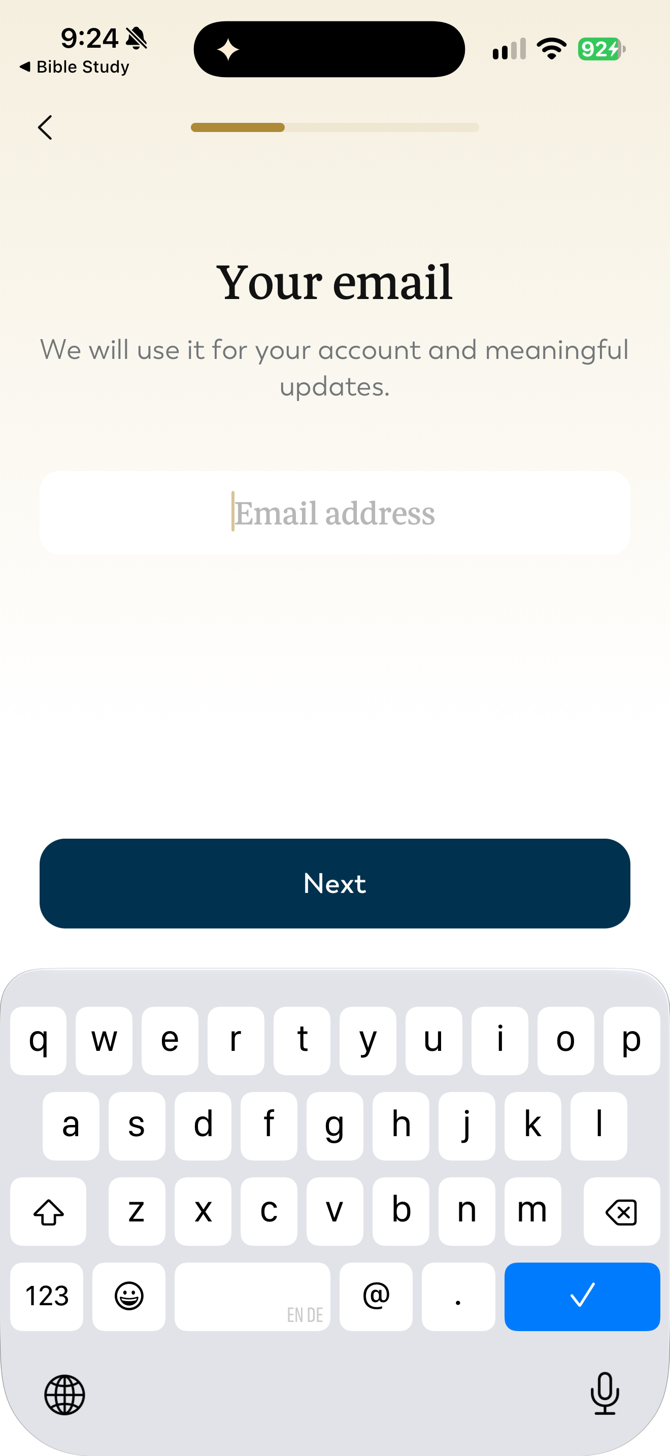 Email onboarding
