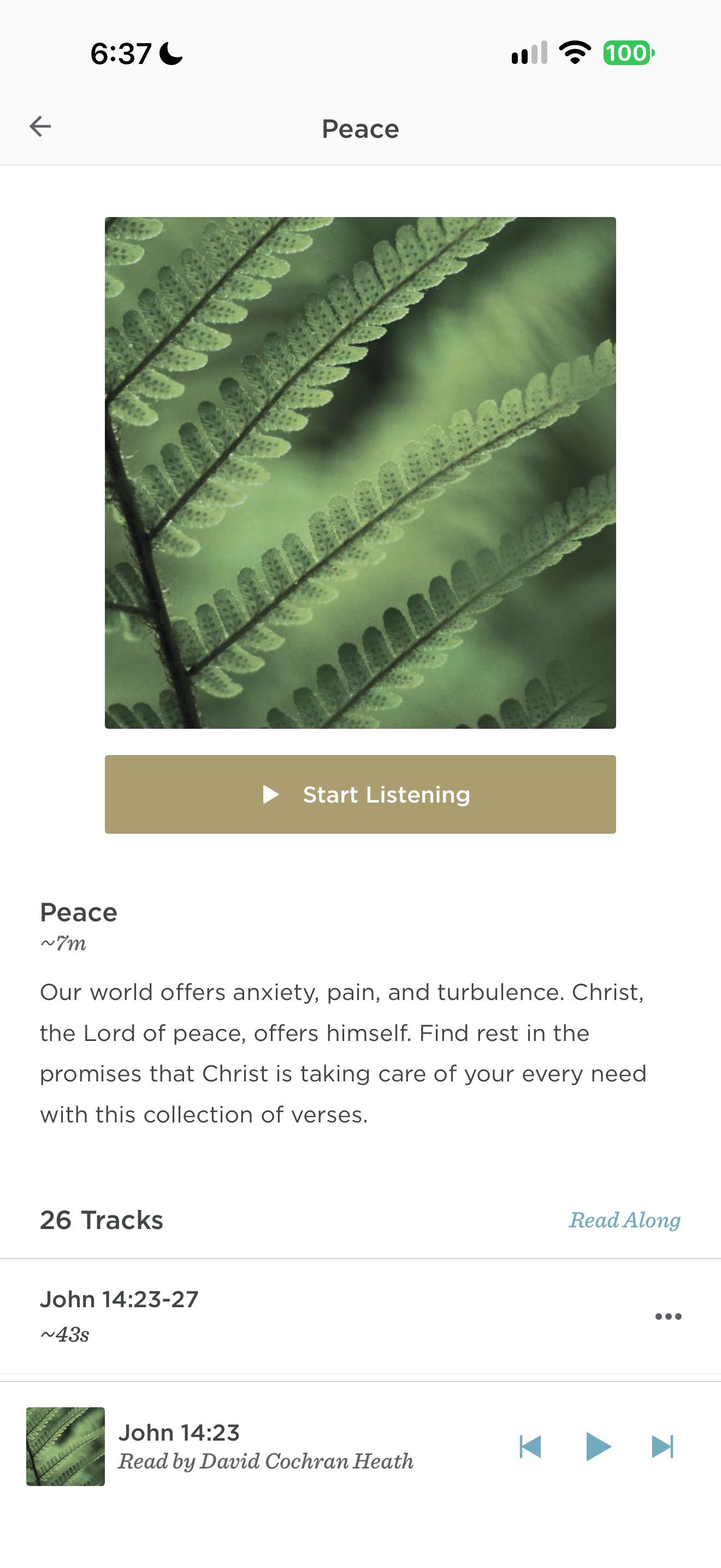 ESV Peace audio collection