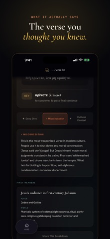Unveiled — publisher App Store screenshot 1