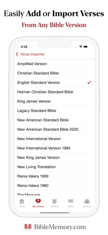 Bible Memory — publisher App Store image