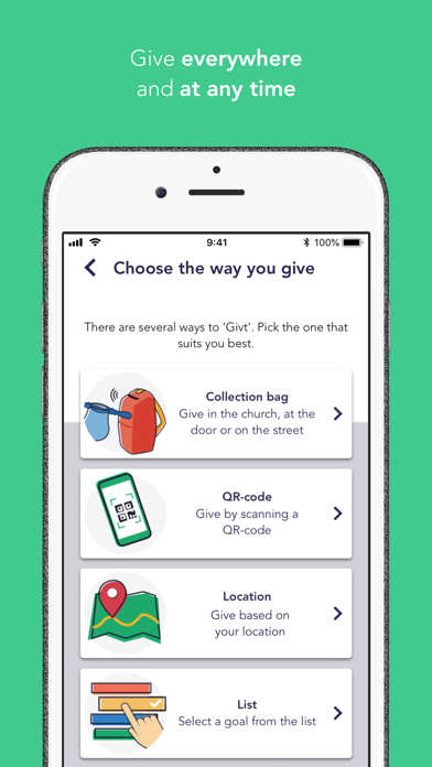 Givt — publisher App Store screenshot 3