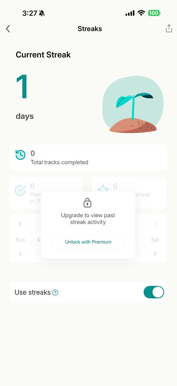 A streak you can switch off, with history behind Premium