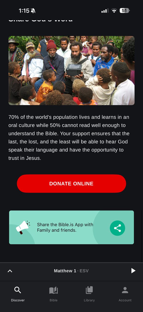 A donation appeal for oral cultures