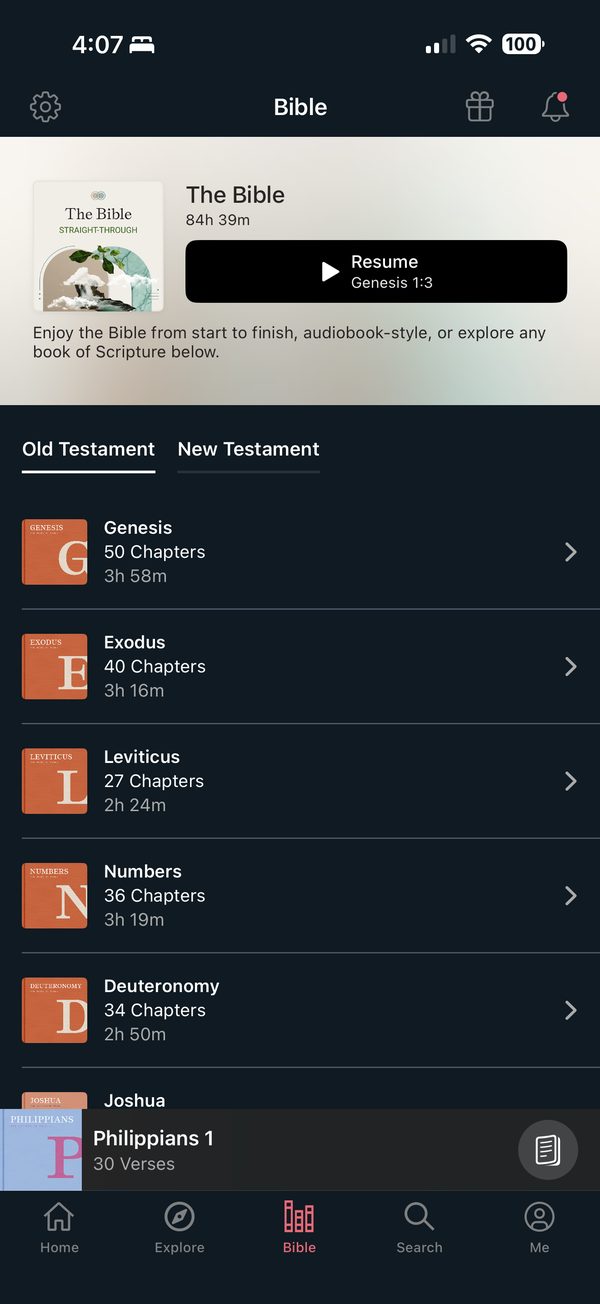 A saved place, with no personal progress