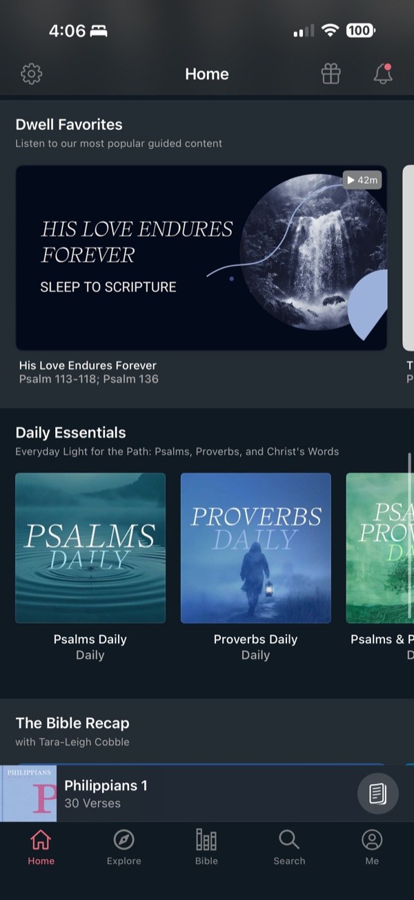 “Sleep to Scripture”: Psalms for the night