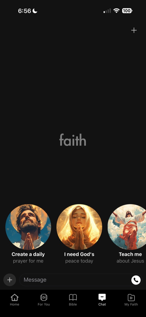 A companion chat with a call button