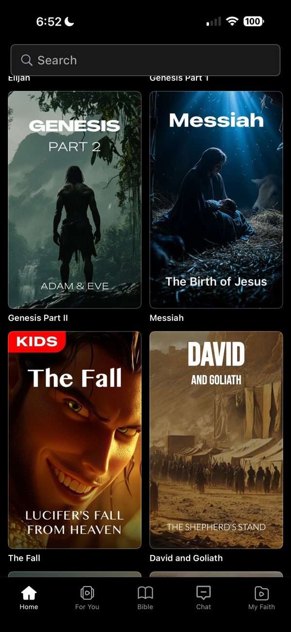A “KIDS” label on a story of Lucifer’s fall