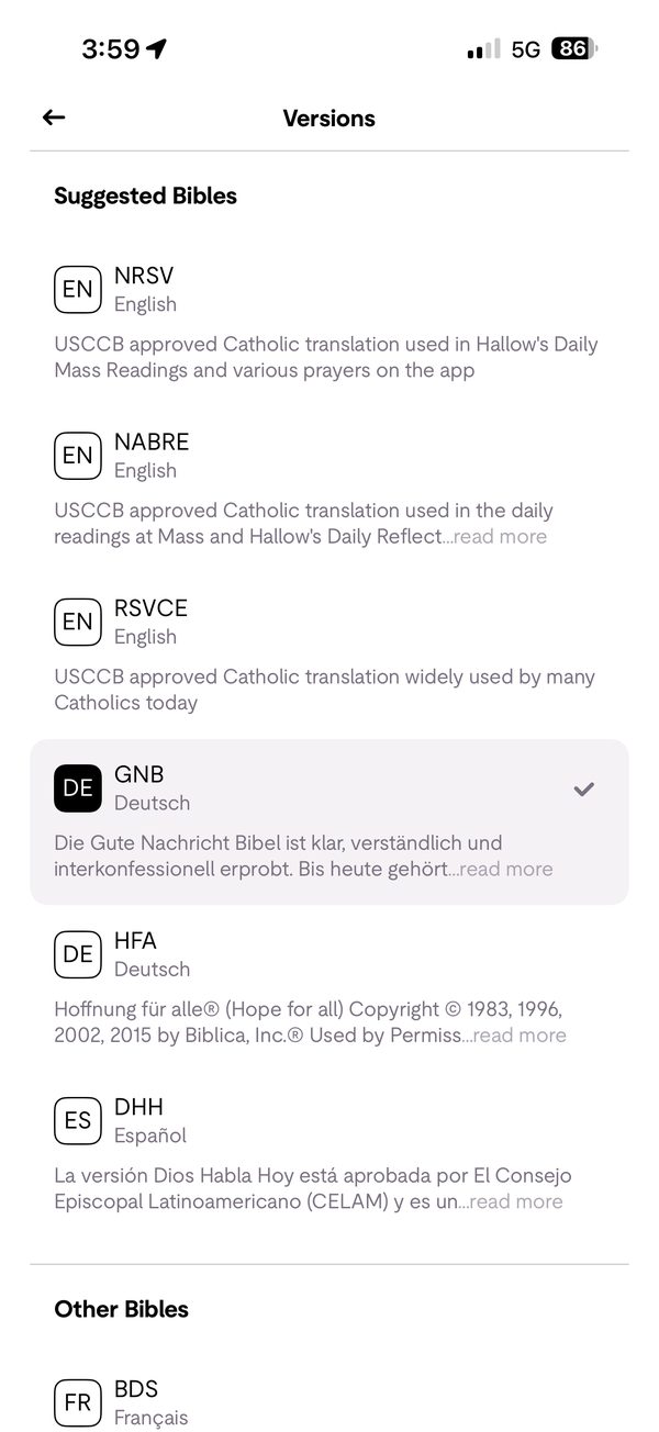 Translation notes at the moment of choosing