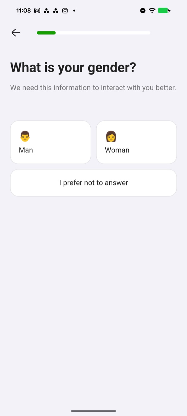“What is your gender?” with a reason and an opt-out