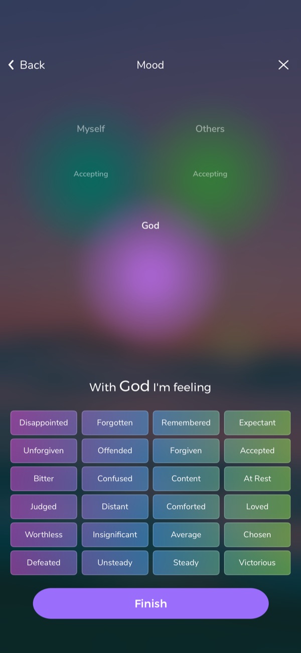 “With God I’m feeling”